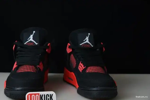One Kick Red Jordan Thunder 4 Air CT8527-016 0610
